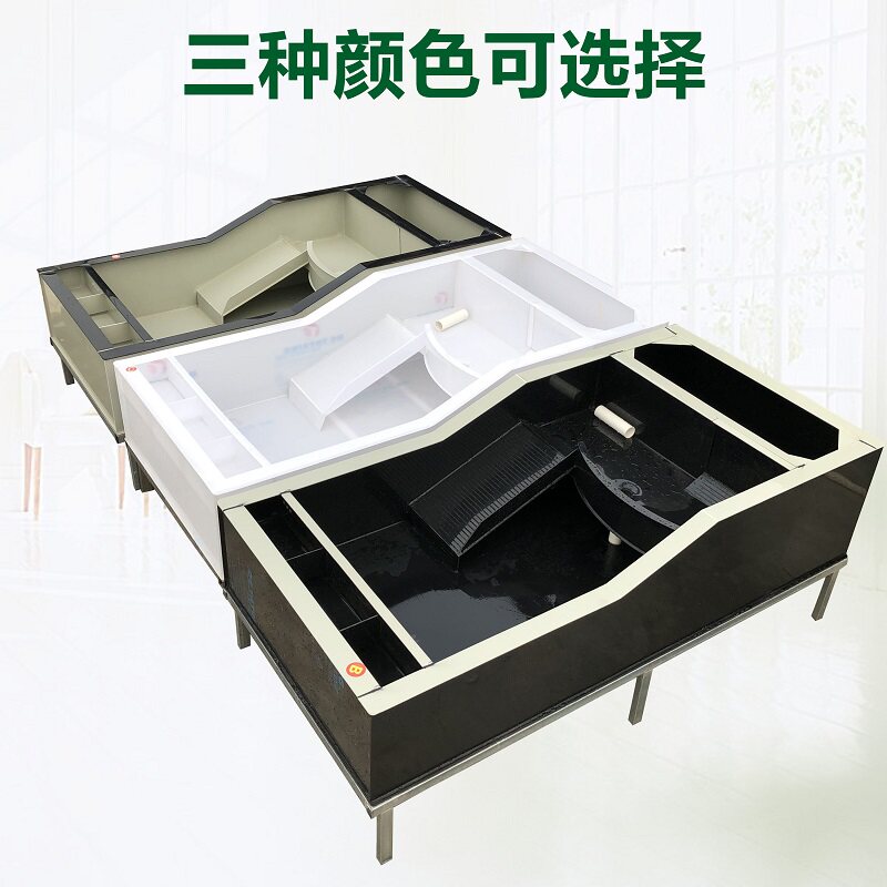 乌龟缸龟池大型家用的一体生态龟箱带晒台南石金钱龟养殖箱带排水