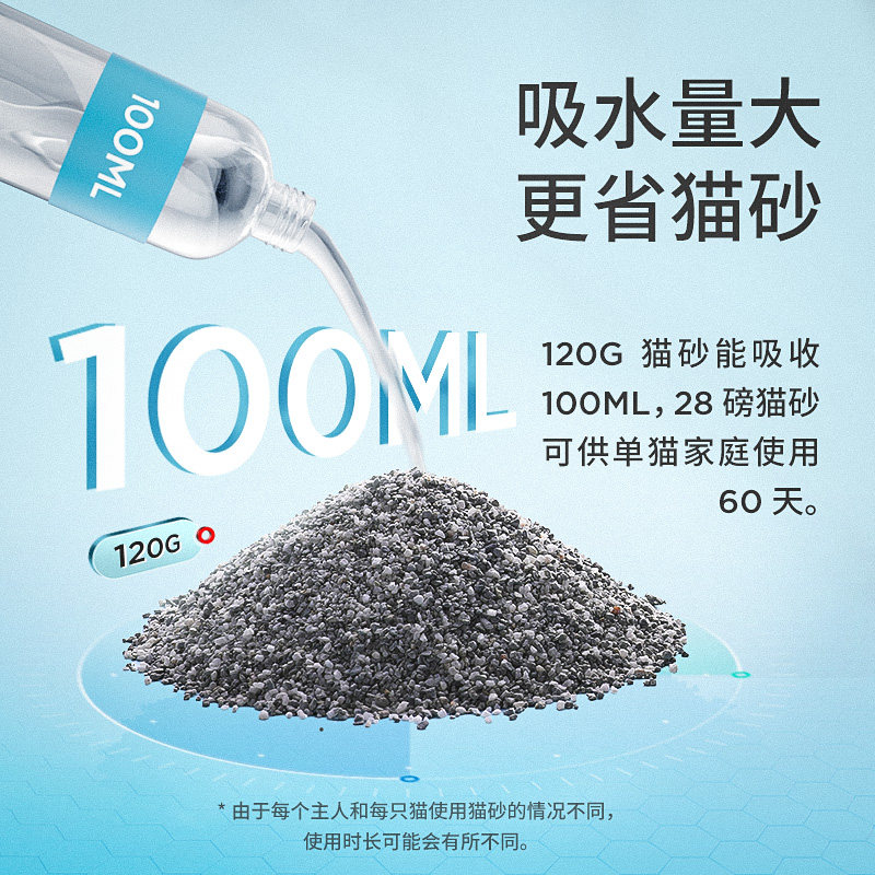 【黑盒绿标】艾禾美猫砂绿标矿石钠基膨润土小颗粒铁锤猫砂2盒