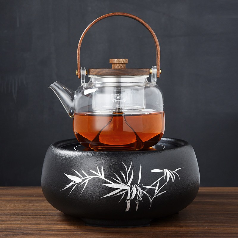 电陶炉煮茶家用小型静音迷你电茶炉电热茶具光波磁炉煮茶器烧水壶