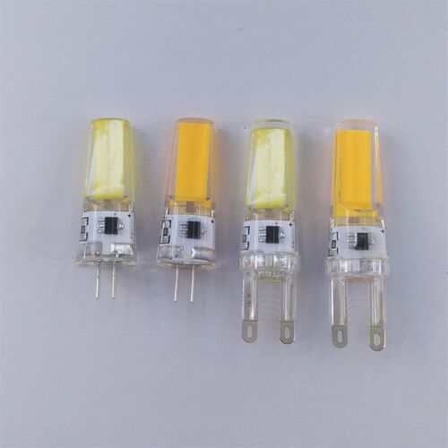 G4高亮led灯珠12V/220V插泡g5.3插脚炮口3W小灯泡g9镜前灯cob光源