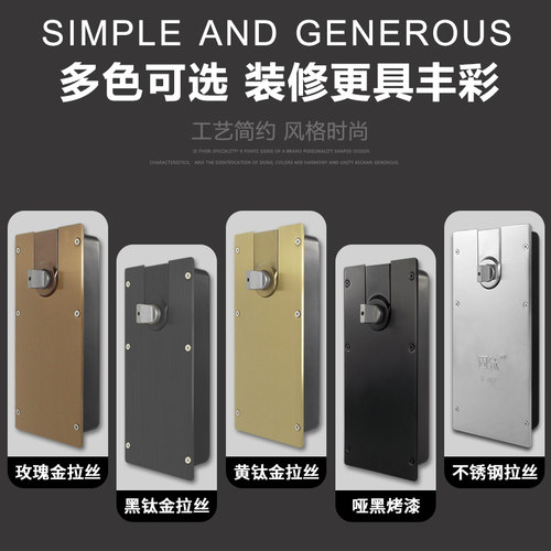 玻璃门地弹簧220B哑黑钛金玫瑰金色铝合金有框门无框门地弹璜地簧
