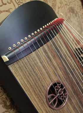 素韵Q108便携式小型古筝成人练习专业实木半筝迷你小筝初学者使用