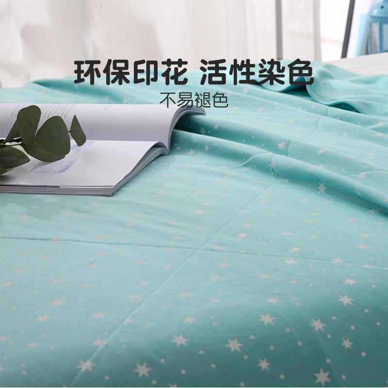 针织棉盖毯单人双人天竺棉夏凉被空调毯夏季毯子