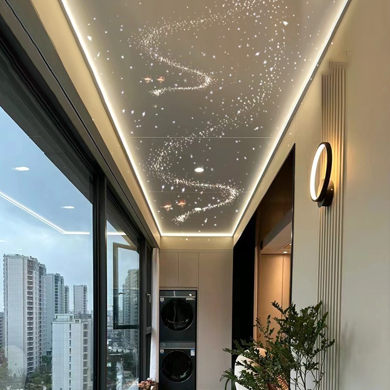 石膏板星空顶ktv酒吧客厅卧室家装影音室满天星吊顶星空顶天花板