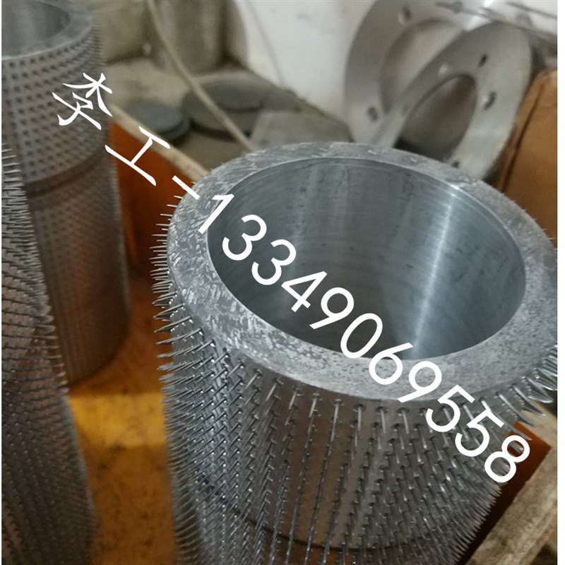 贴标机打孔针棍 橡胶皮革针辊 喷毛机压花针筒 无纺布打孔针滚