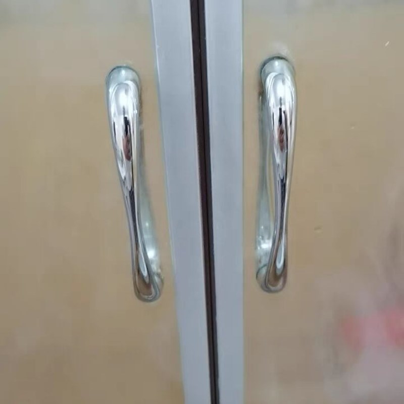 淋浴房拉手浴室玻璃门移门把手推拉淋浴门对装拉手欧式孔距145