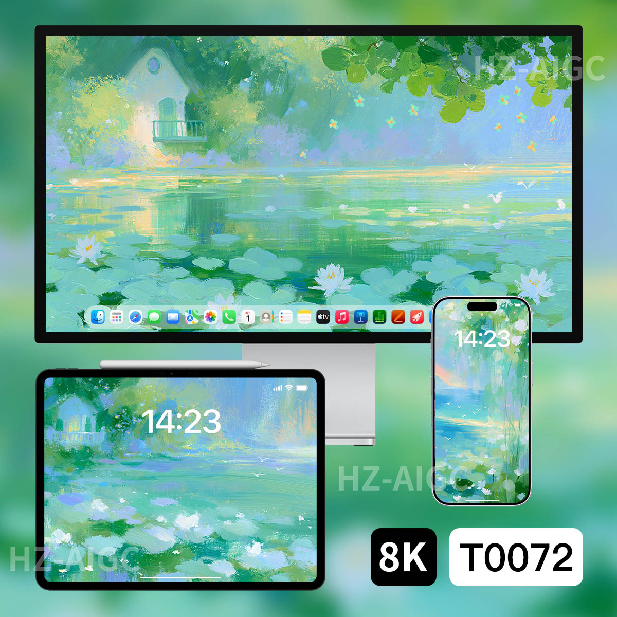 小屋云影治愈风景唯美清新壁纸高清手机电脑桌面锁屏背景8k素材