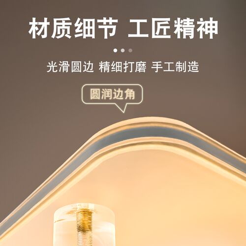 亚克力透明发光电k脑增高架显示器支架笔记本托悬空桌面收纳支撑