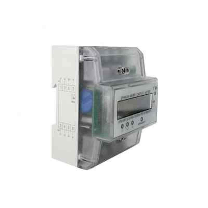 速电表多功能发新款380v三相液四线导轨电能表厂电子式工业销有