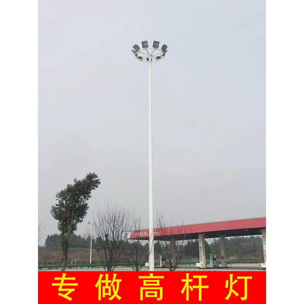 篮足球场游泳馆led照明灯杆户外路灯杆8米10米12米15米广场高杆灯