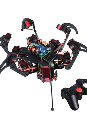 HEXAPODS六足机器人 蜘蛛爬行机器人 PS2控制25KG金属舵机 送资料
