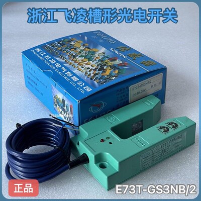 浙江飞凌 光电传感器E85-GS2NB/NA-5  E73T-GS3NB/2槽型U型光电