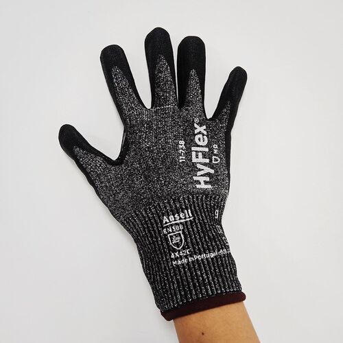 Ansell 安思尔 HyFlex 11-738丁腈涂层防割手套 防滑耐磨无硅