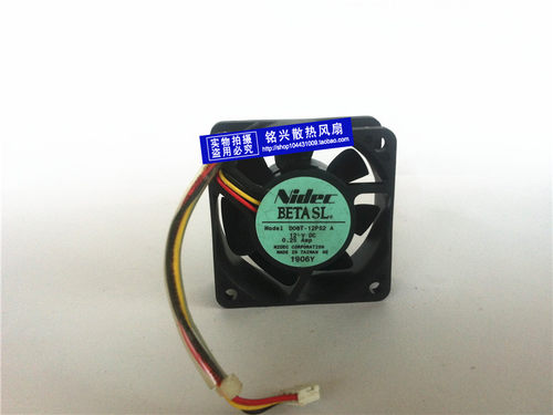 Nidec 6025 12V 0.25A 6CM 三线 变频器/机箱风扇 D06T-12PS2 A