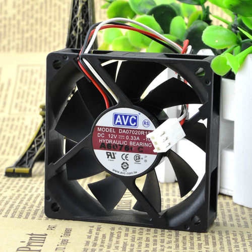 原装AVC DA07020R12H 12V 0.33A 7020 7CM CPU 液压静音散热风扇