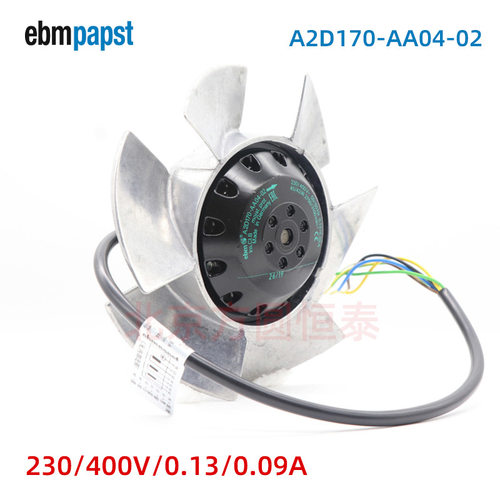 ebmpapst 电机冷却风机 A2D170-AA04-02 400VAC风扇