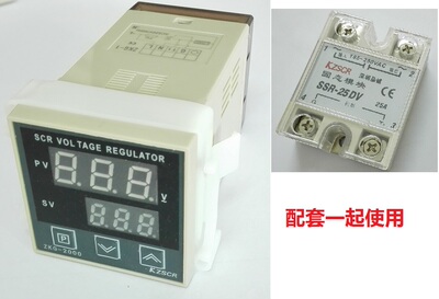 吸塑机吹瓶机数显电压调整器ZKG-1的配套SSR-25DV 模块,功率2KW