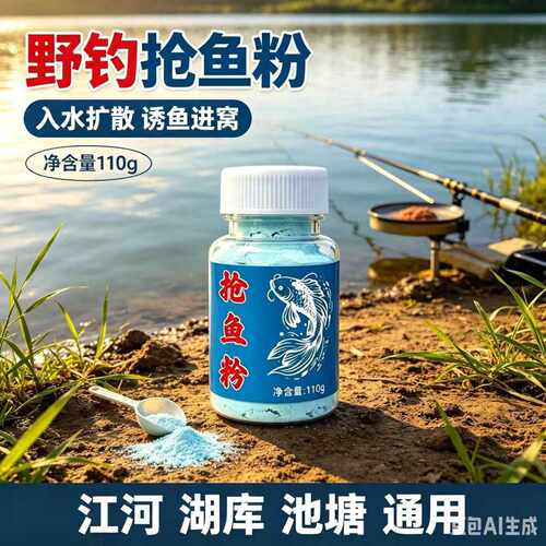野钓黑坑专用抢鱼粉快速聚鱼鲫鲤