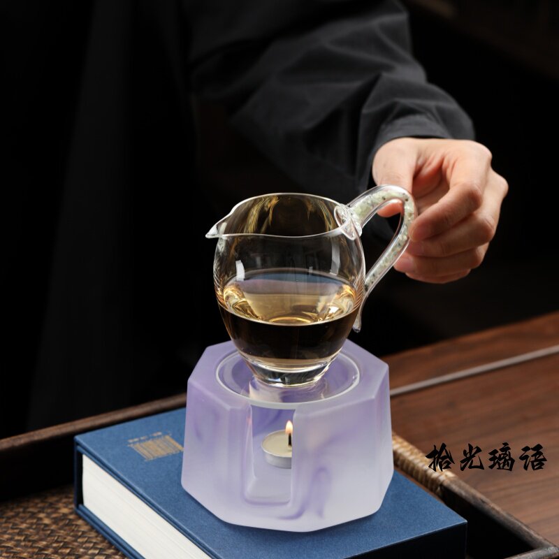 烛火温茶炉高颜值玻璃温茶器加热保温底座暖茶器新型蜡烛煮茶炉