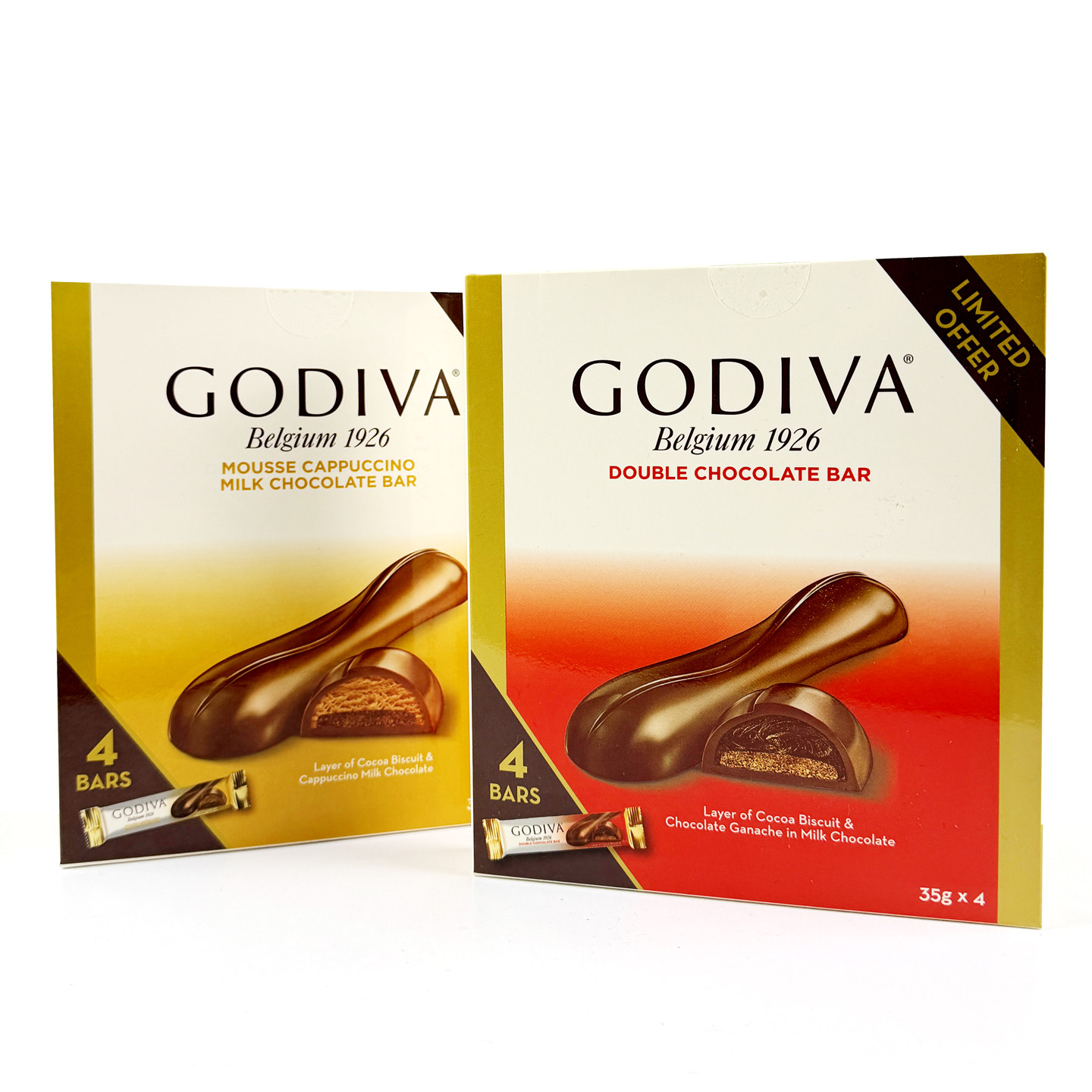 GODIVA歌帝梵黑巧慕斯卡布奇诺牛奶生日送礼物零食巧克力礼盒高档