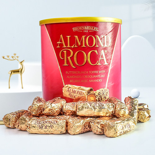 乐家杏仁糖年货喜糖送礼物零食果