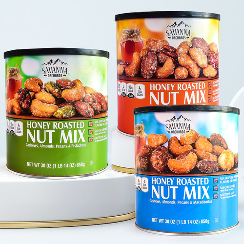 美国进口savanna蜂蜜混合坚果仁