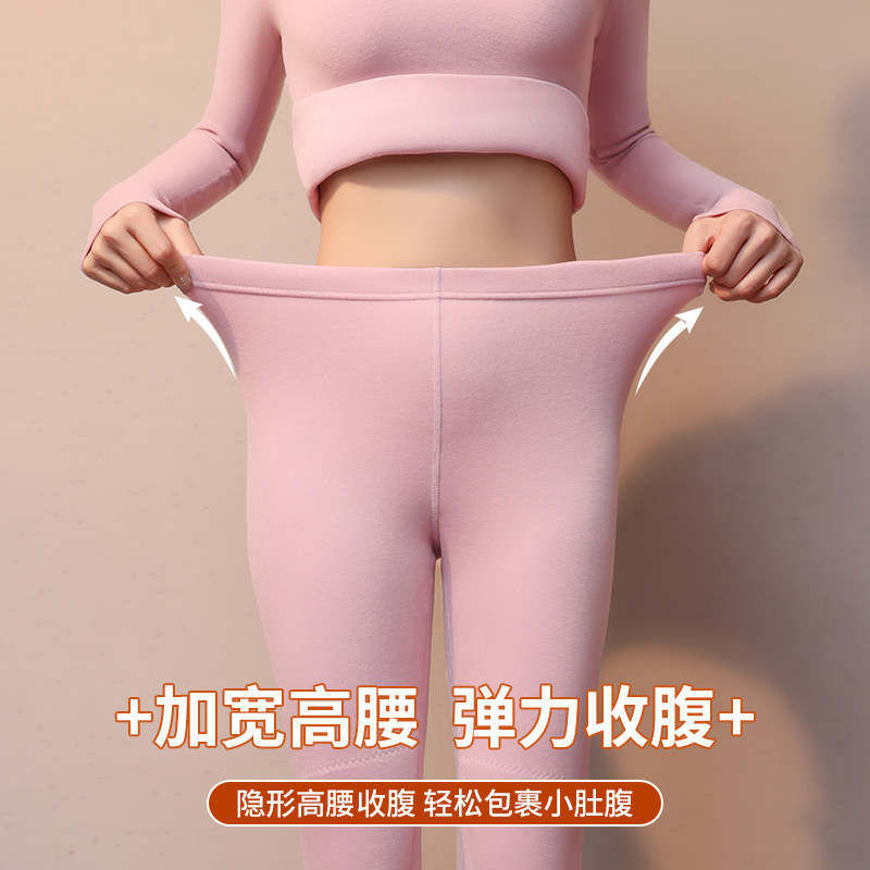 保暖裤女冬季内穿加绒加厚膝盖德绒发热2025新款贴片护膝抗寒防风