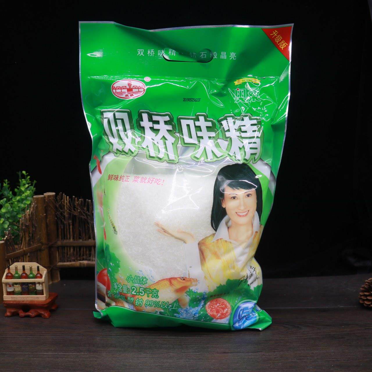 双桥味精2500g 52.5kg g厚薄味精汤鲜厨房调味味精调味料