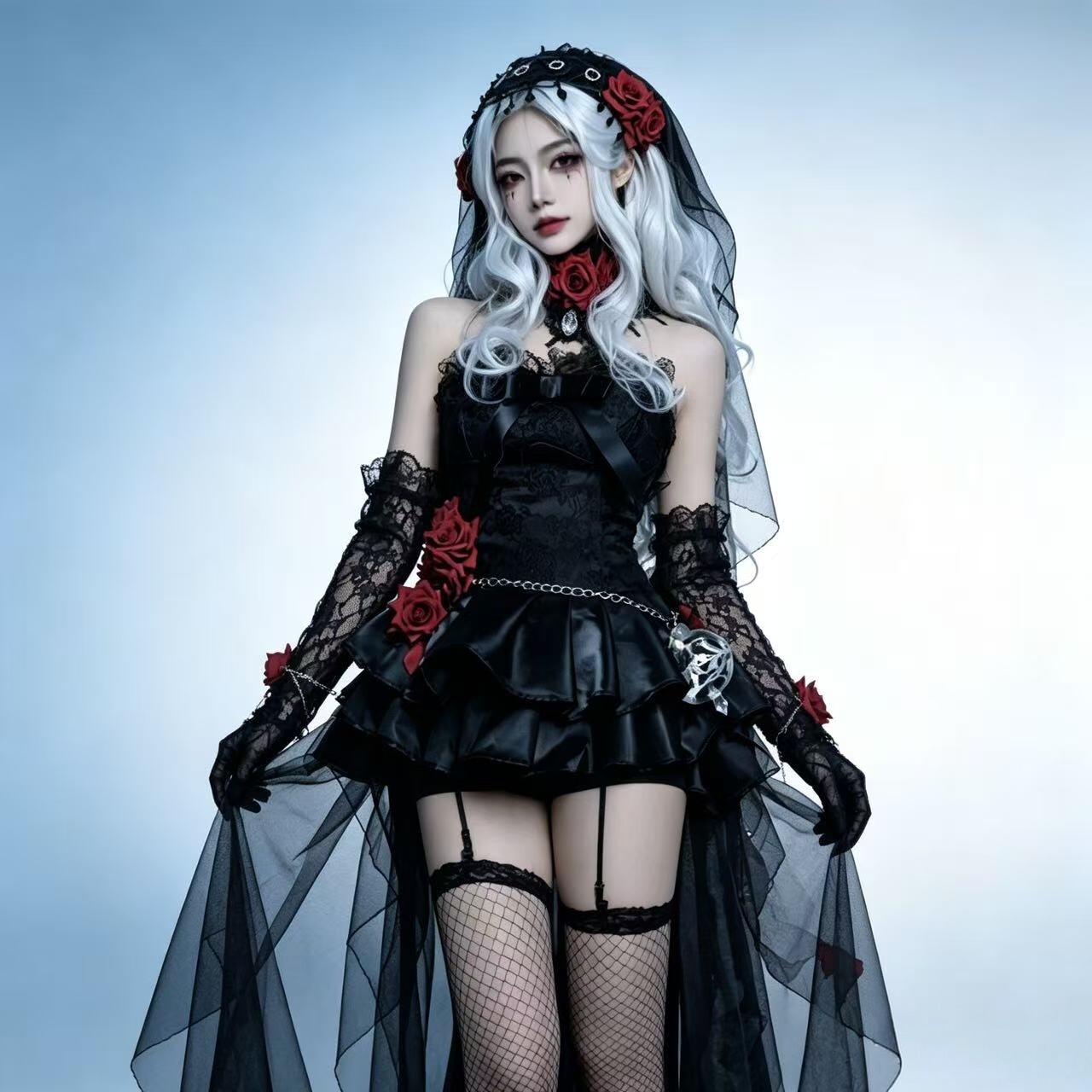 第五人格魔女之夜长夜星辰cos服图片