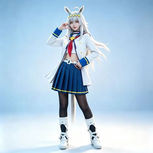 赛马娘PretyDb小栗帽cos服假发