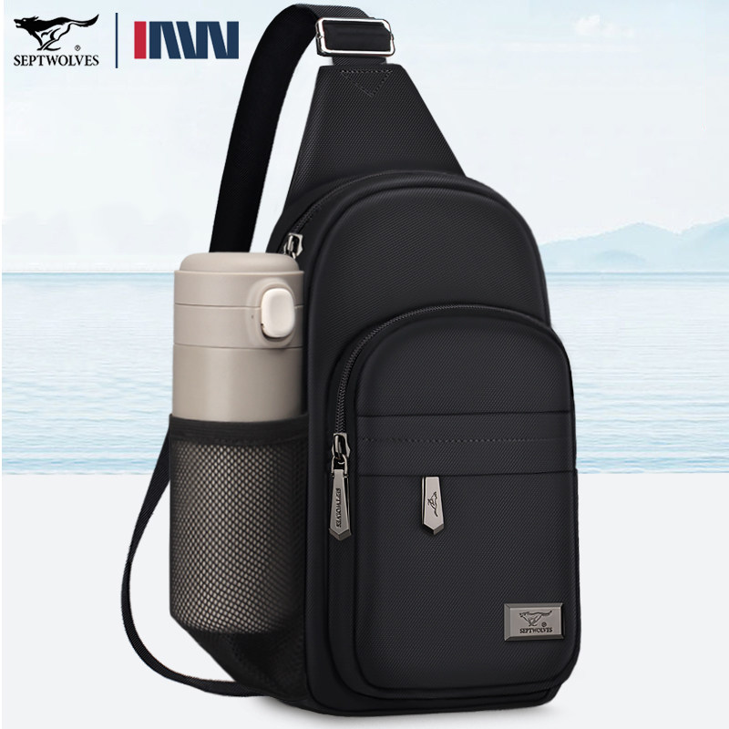 七匹狼胸包男斜挎包新款单肩包休闲小背包男款帆布男士包包挎包,箱包皮具/热销女包/男包,男士包袋,淘宝优惠券,粉丝福利购,淘宝优惠卷