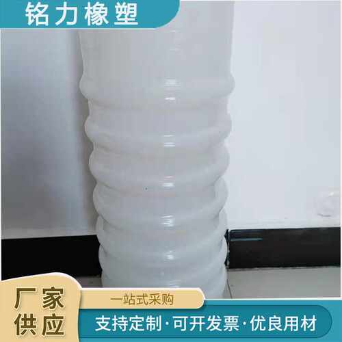 供应大口径硅胶管 机械软连接硅胶管 波纹大口径异形硅胶管