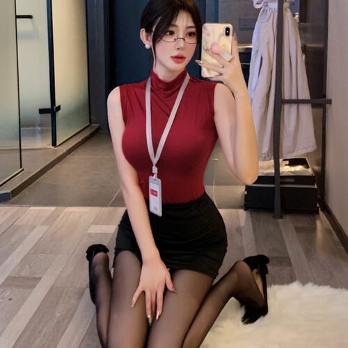 晴趣内衣秘书包臀裙空姐战制袍服免脱qqny趣味女禁欲系情侣约会装