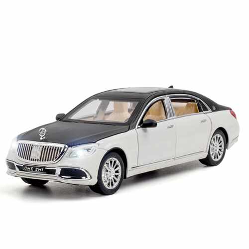 （泡沫盒装）车致仿真1：24迈吧赫S600合金汽车模型玩具