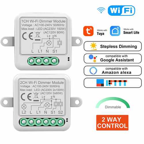 涂鸦wifi调光通断器定时smart relay module无线开关智能通断器