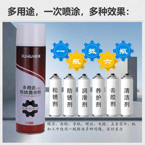 入手 X-90 防锈剂！润滑降噪，除顽固锈渍，提金属光泽精密度