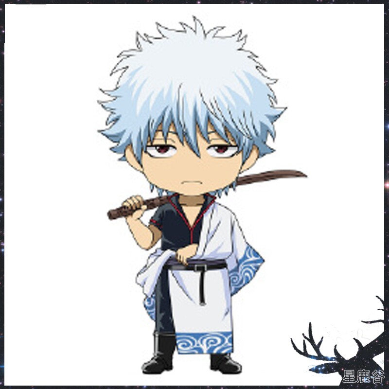 先行预定 gsc gsas 银魂 坂田银时 银桑 粘土人 q版可动手办