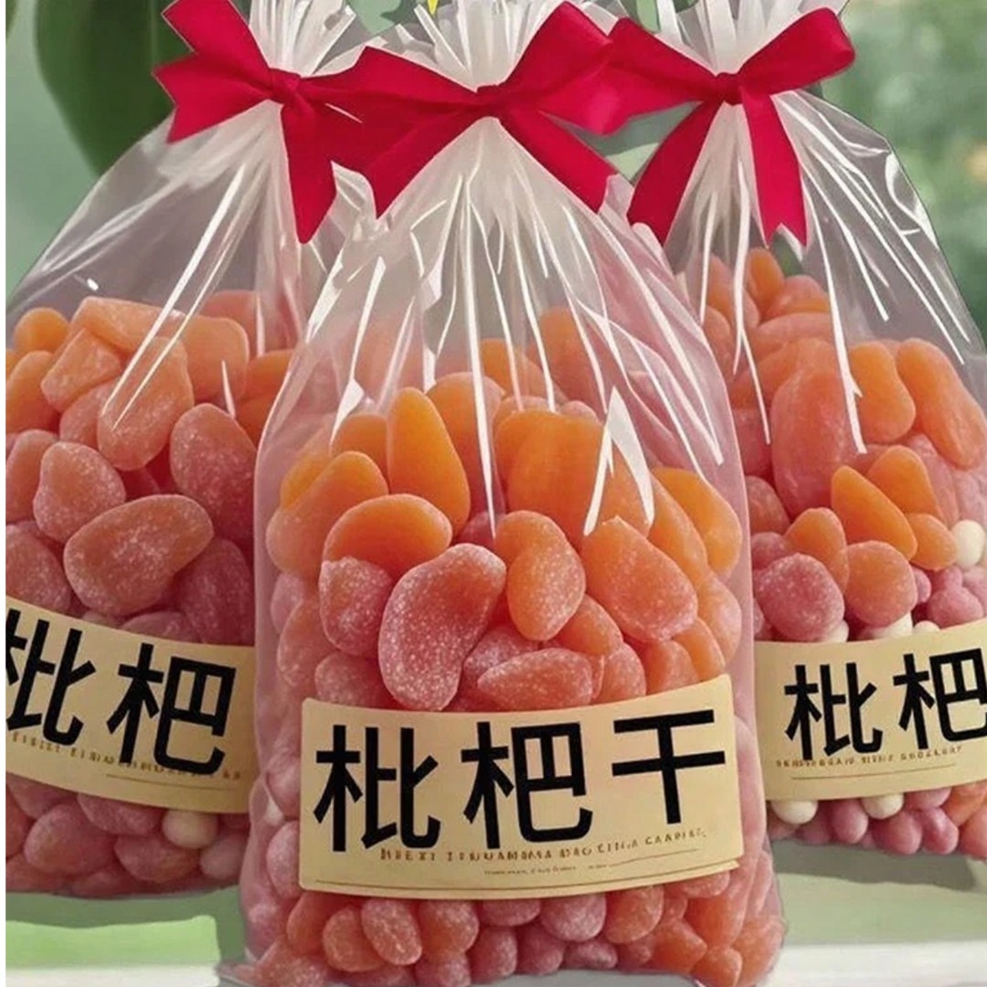 半价抢一斤】竹盐枇杷干大颗粒无核琵琶果干蜜饯果脯孕妇休闲零食