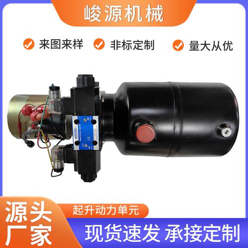 起升动力元液压系统总成控制小型泵交流双向动力液压升降液压泵