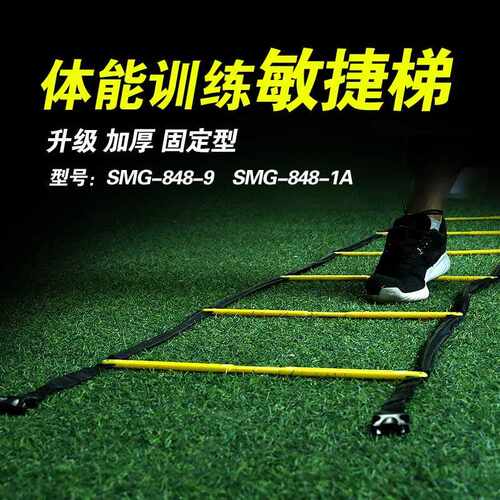 新款固定式 敏捷梯 能量梯 软梯 绳梯 灵敏梯 速度梯 步伐训练梯