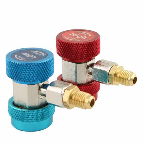 汽车专用快速接头汽车空调R134a加氟工具 制冷剂媒雪种接头