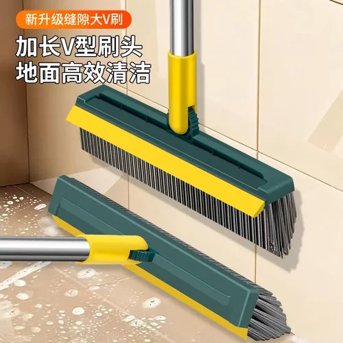 【下单立减50】旋转刷子长柄地板刷浴室家用硬毛洗地瓷砖清洁GM