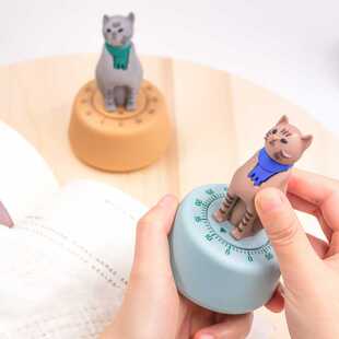 学习时间管理器定时器厨房倒计时机械timer提醒器简约风桌面家用