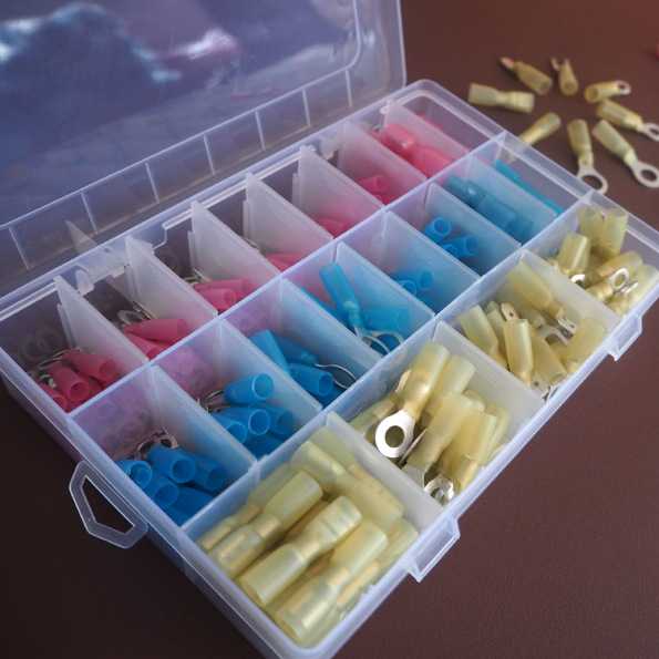 热缩端子组合240pcs wire connectors端子240pcs - 实物图