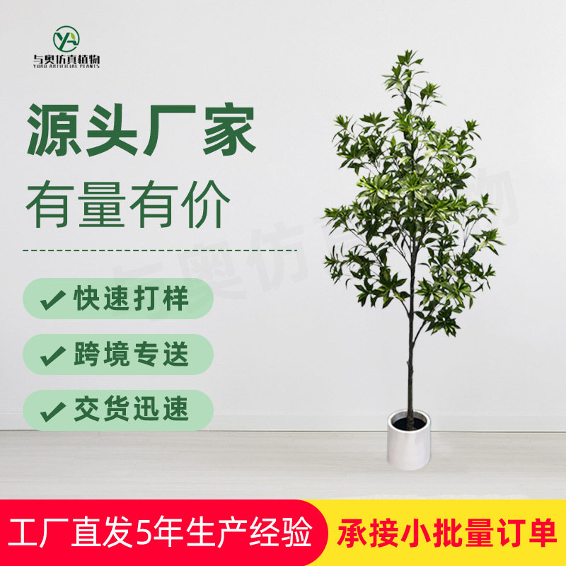 新款仿真绿植马醉木室内客厅摆