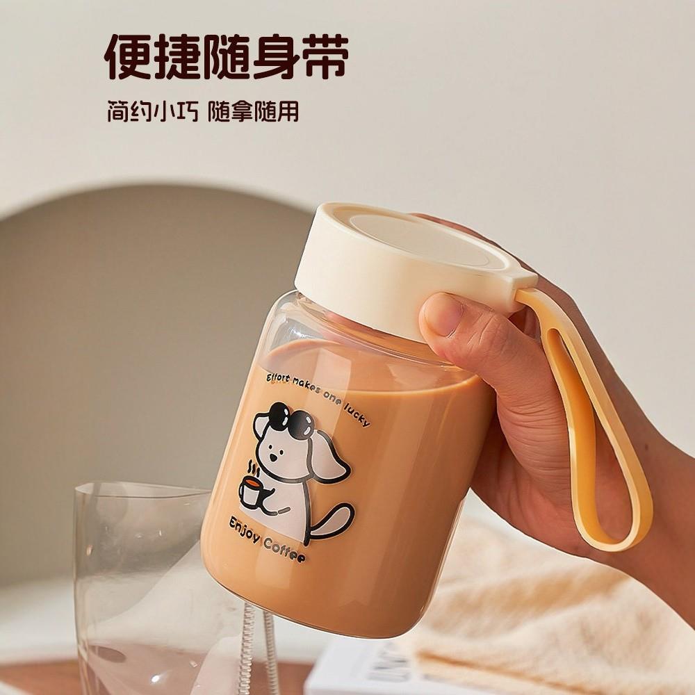 大容量杯子防爆防摔耐温玻璃杯女颜值玻璃水杯新款玻璃杯