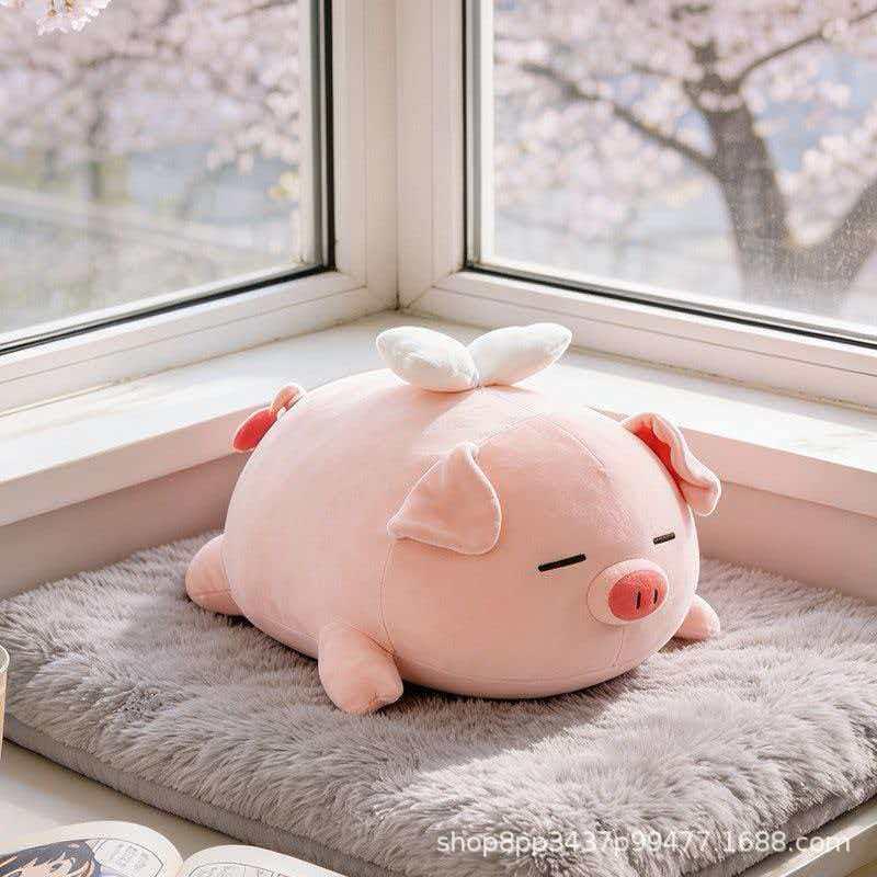 飞天猪毛绒公仔解压揉捏潮玩情绪价值玩偶现货混批潮玩情绪价值亲