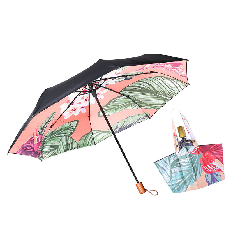 三折伞新款三折手提包雨伞伞