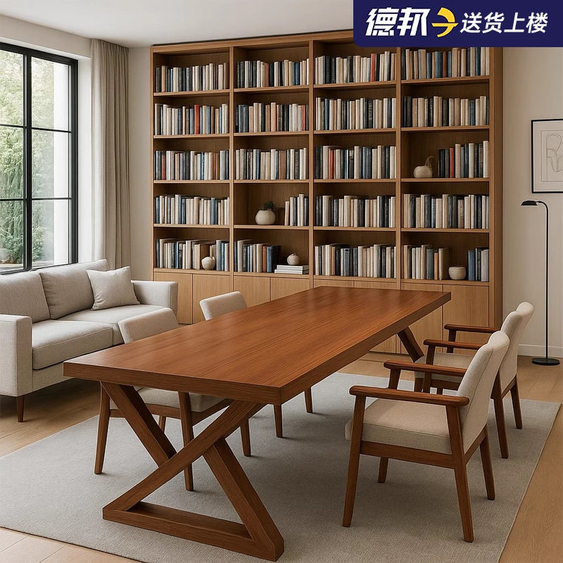 新款餐桌去客厅化家用大长书桌小