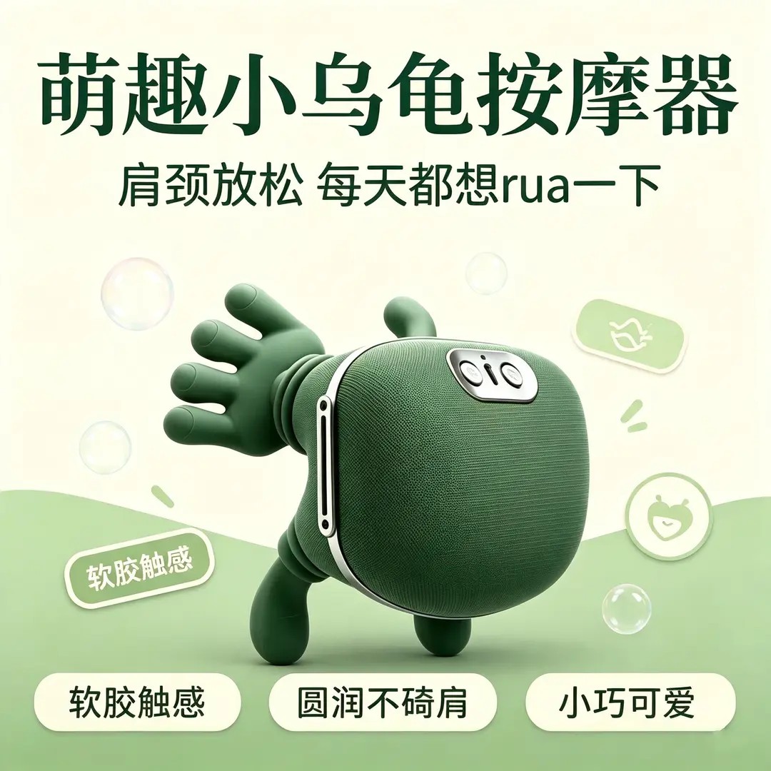仿真人手肩颈按摩仪多功能热敷揉捏颈椎放松按摩器